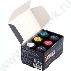 Краски акриловые  6цв 20мл Декола по стеклу и керамике | Фото 3