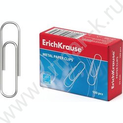 Скрепки 33мм /100шт оцинкованные | Фото 1