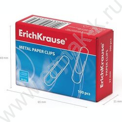 Скрепки 33мм /100шт оцинкованные | Фото 4