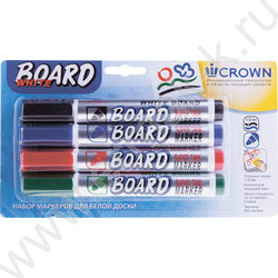 Маркер д/маркерных досок /набор  4цв/ 3мм круг "Multi Board" /блистер     | Фото 2