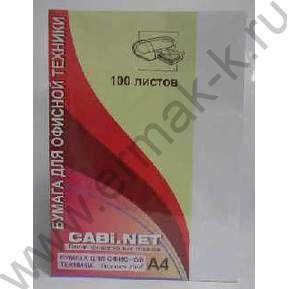 Бумага А4  80г/мкв 100л "CABI.NET"