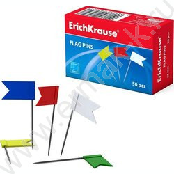 Кнопки силовые /50шт Флажки пласт/25мм | Фото 2