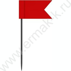 Кнопки силовые /50шт Флажки пласт/25мм | Фото 3