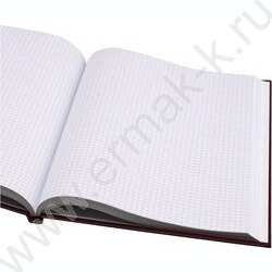 Книга Учёта 120л клетка тв.обл. офсет бордо | Фото 4