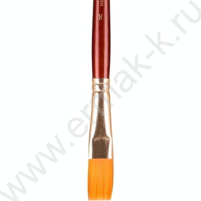 Кисть  синтетика № 8 (13мм) плоская Decola | Фото 2