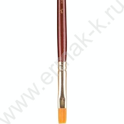 Кисть  синтетика № 3 (6,7мм) плоская Decola | Фото 2