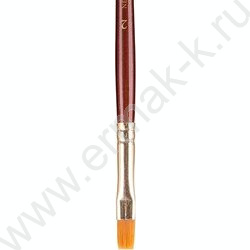 Кисть  синтетика № 2 (6,5мм) плоская Decola | Фото 2