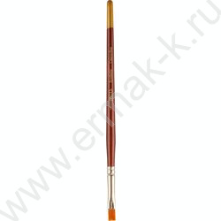 Кисть  синтетика № 1 (6мм) плоская Decola | Фото 1