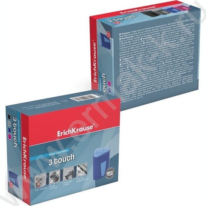 Точилка 1отв. пластик 3-Touch ассорти | Фото 4