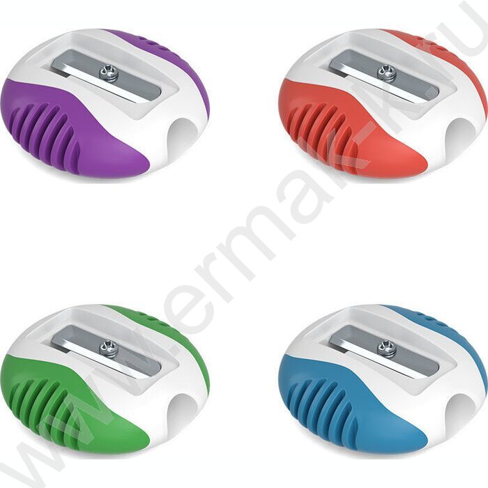 Точилка 1отв. пластик S-twist ассорти | Фото 1