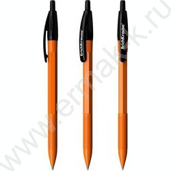 Ручка шар авт R-301 Matic Orange Orange 0,7мм черная | Фото 1