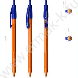 Ручка шар авт R-301 Matic Orange 0.7мм, синяя /корпус-оранжевый | Фото 4