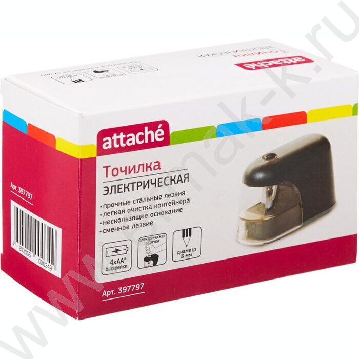 Точилка электрическая Attache 4хАА | Фото 6