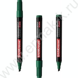 Маркер перм. /зеленый/ 4мм косой P-300   | Фото 1