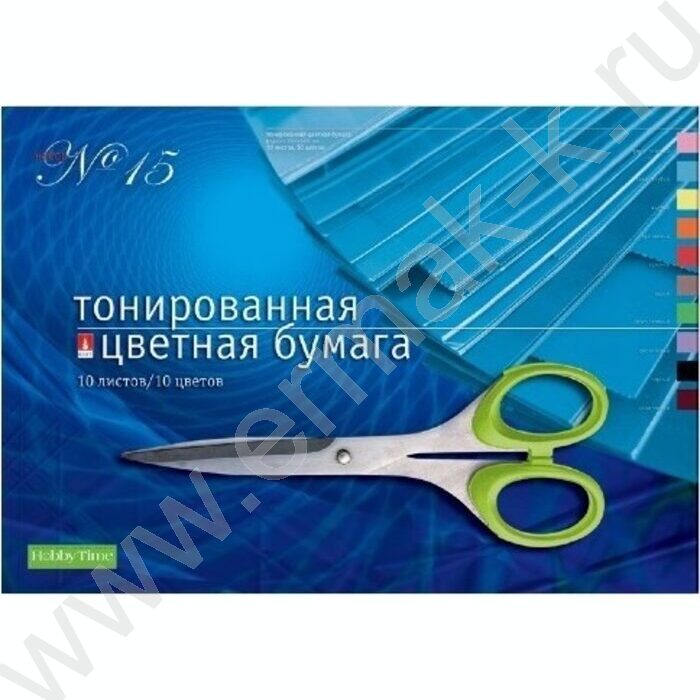 Бумага цв. Тонированная А3 10л/10цв | Фото 1