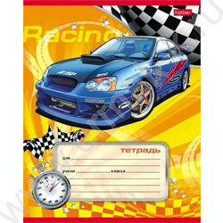 Тетрадь  12л линейка косая "Спортивные авто" 5видов | Фото 2