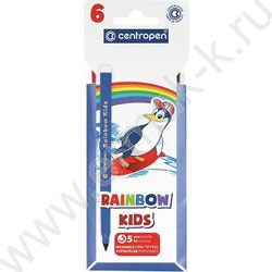 Фломастеры   6цв Радуга п/у | Фото 1