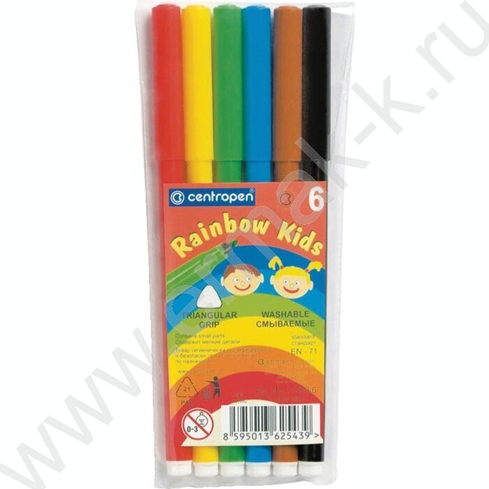 Фломастеры   6цв Радуга п/у | Фото 2