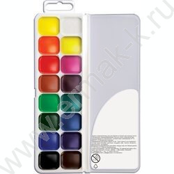 Акварель медовая 16цв  Классика б/кисточки п/у | Фото 3