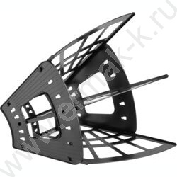 Лоток вертикально-гориз. разборный Эконом /чёрный/ 2отд. | Фото 1