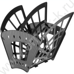 Лоток вертикально-гориз. разборный Эконом /чёрный/ 2отд. | Фото 2