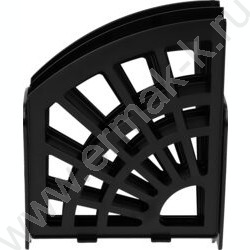 Лоток вертикально-гориз. разборный Эконом /чёрный/ 6отд. | Фото 3