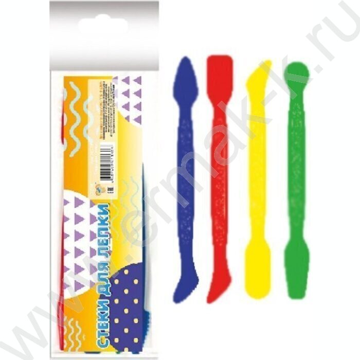 Набор стеков д/пластилина /4шт | Фото 1