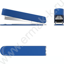 Степлер №10  15л пластик /встроен антистеплер/ ассорти | Фото 2