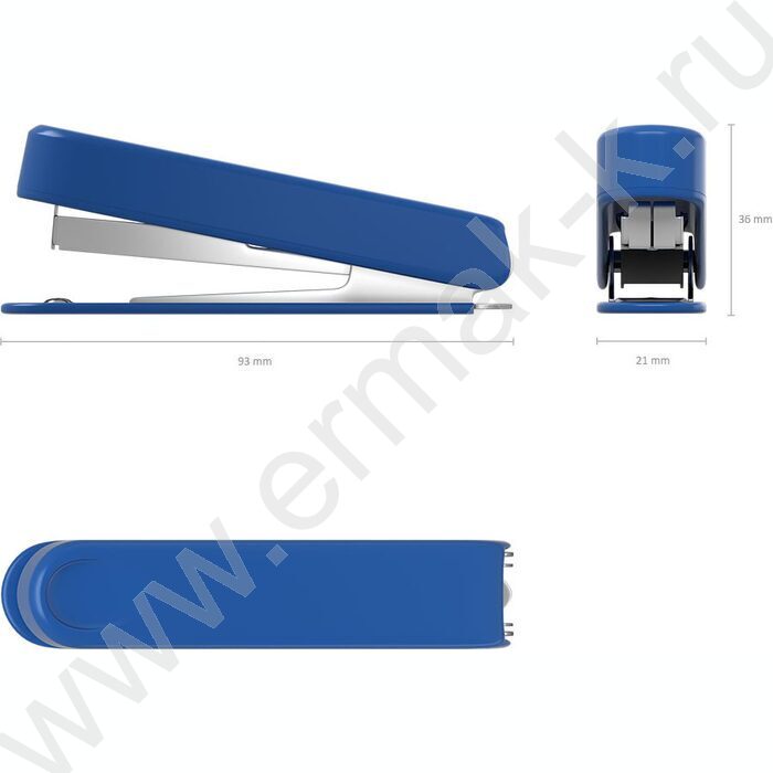 Степлер №10  15л пластик /встроен антистеплер/ ассорти | Фото 4