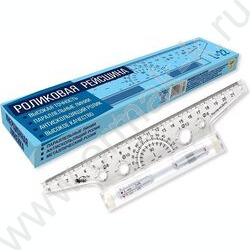 Рейсшина пл 22см роликовая | Фото 1