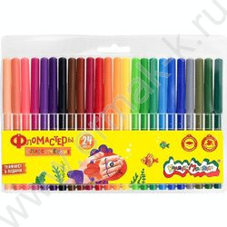 Фломастеры  24цв Каляка-Маляка /блистер | Фото 1