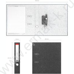 Файл 50мм Basic мраморный разборный серый | Фото 3