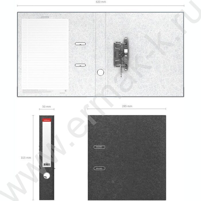 Файл 50мм Basic мраморный разборный серый | Фото 3