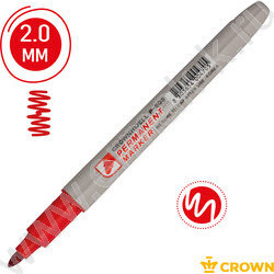 Маркер перм. /красный/ 2мм круг "Multi Marker Slim" | Фото 3