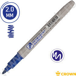 Маркер перм. /синий/ 2мм круг "Multi Marker Slim" | Фото 3