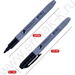 Маркер перм. /черный/ 2мм круг "Multi Marker Slim" | Фото 4