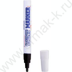 Маркер-краска /черный/ 4мм круг /нитро-основа | Фото 1