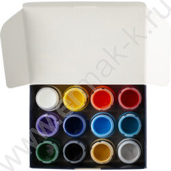 Краски акриловые 12цв 20мл Декола по ткани | Фото 6