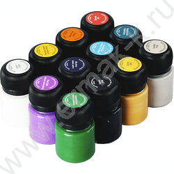 Краски акриловые 12цв 20мл Декола по ткани | Фото 7