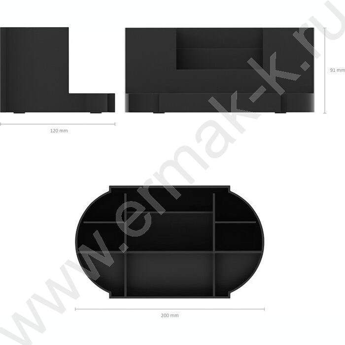 Офисный набор 15 предм. Victoria, Classic /чёрный | Фото 3