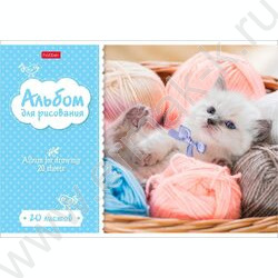 Альбом д/рисования 20л "Котята" 5видов | Фото 5