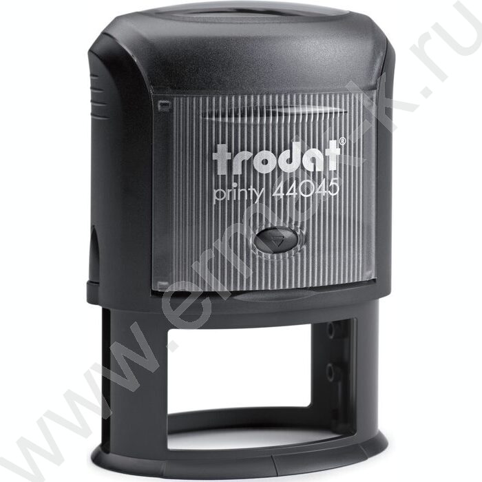 Оснастка автомат для овальной печати 45*30мм черная | Фото 1