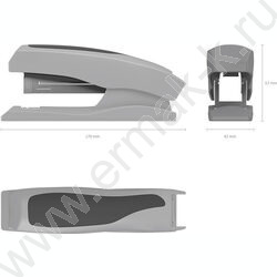 Степлер №24/6  20л пластик Elegance full-strip /2режима скрепления/ ассорти | Фото 5