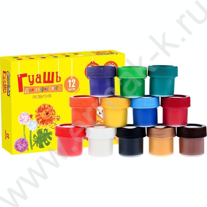 Гуашь  12цв 17,5мл "Каляка-Маляка" | Фото 6