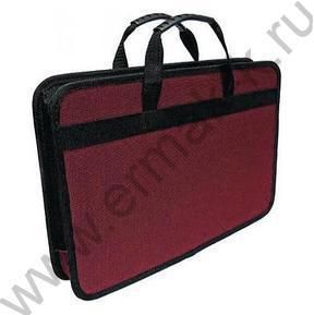 Портфель ткань Луга чёрный