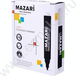 Маркер перм. /черный/ 2мм круг Faro   | Фото 3