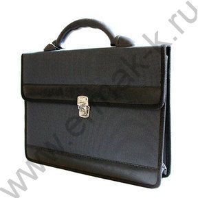 Портфель ткань Приморск черный