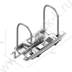 Файл 70мм Бизнес разборный бордо с карманом | Фото 5