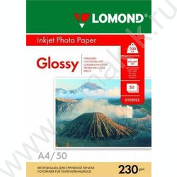 Бумага А4 "Lomond" 230г/мкв  50л глянцевая одностор. | Фото 1