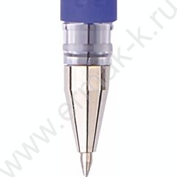 Ручка гелевая синяя 0,5мм /прозр.корпус рез.держатель/ | Фото 2